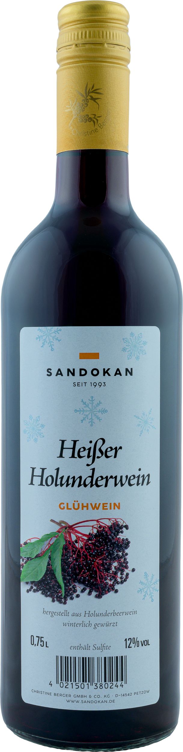 Heißer Holunderwein 0,75L