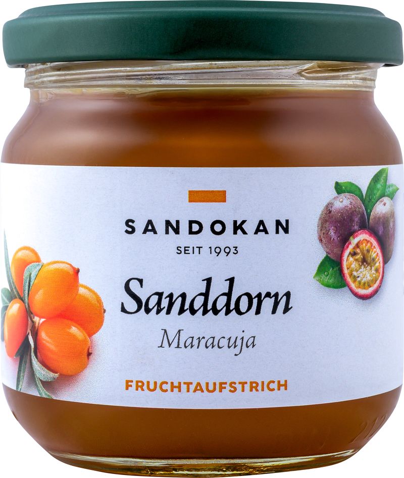 Sanddorn-Maracuja Fruchtaufstrich 215 g