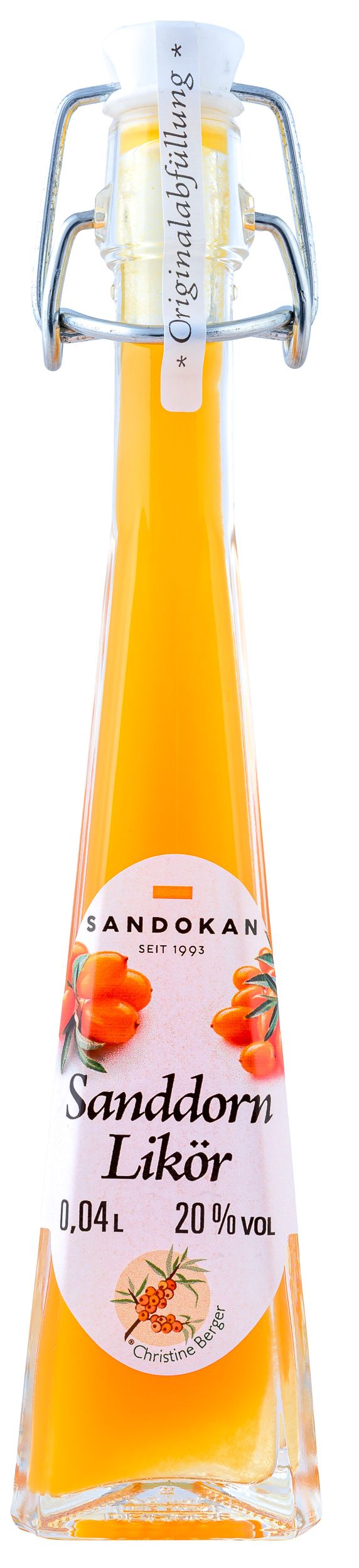 Sanddornlikör Mini 0,04L
